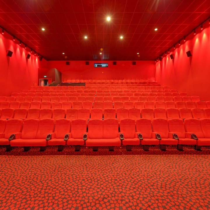 Kinosaal miten in Liepzig für Betriebsversammlung- red carpet event